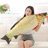 Simulation Fish Plush Toys Stuffed Soft Animal Fish Plush Pillow 120cm Kawaii Toys