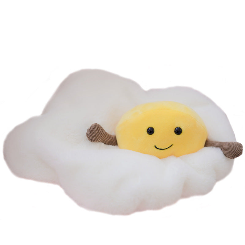 Plush Toy Poached Egg Leisure Sleeping Lying Cushion Pillow