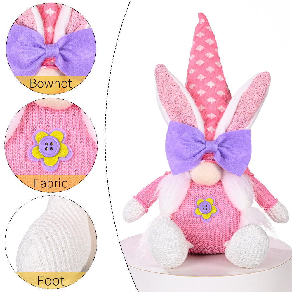 Creative Easter Decoration Bunny Doll Ornament