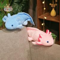 Kawaii Axolotl Salamander Fuzzy Plush – The Cutest Underwater Friend Kawaii Toys