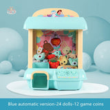 Children's Mini Crane Claw Machine Blue automatic version Kawaii Toys