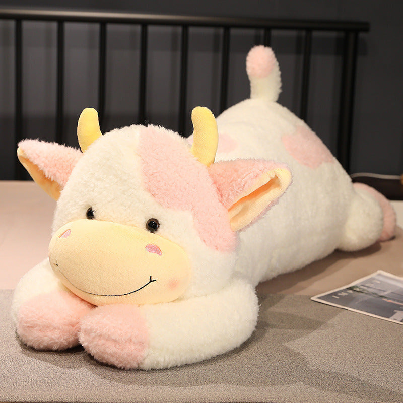 Cute Lying Cow Pillow Plush Toy Doll