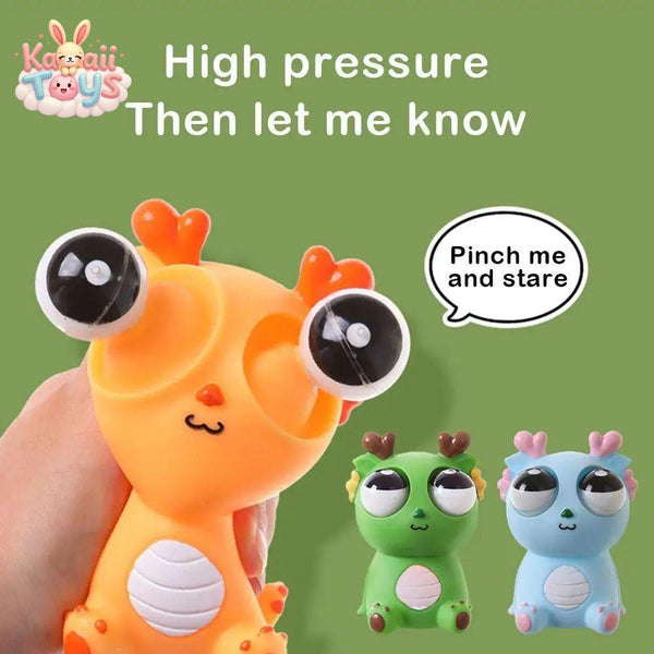 Eyeball Burst Squeeze Toy Dragon Cute Staring Dragon Stress Relief Kawaii Toys