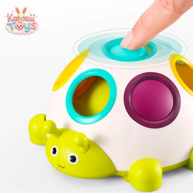 Baby Finger Beetle Fine Motor Infant Hole Digging Ball Game Toy LKCOMO No977 Store