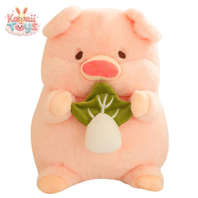 Soft Stuffed Pig Doll – A Cuddly Friend with a Tasty Twist!