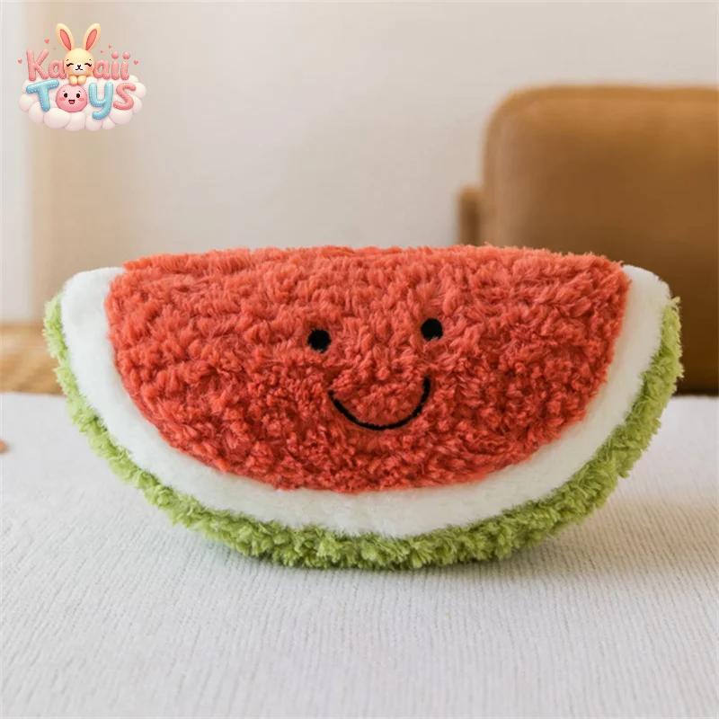 Cartoon Soft Cute Pear Peach Banana Strawberry Plush Toys Red Watermelon LKCOMO No977 Store