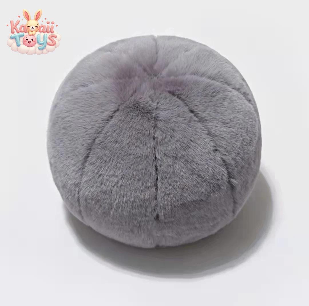 Nordic Plush Ball Pillow – Soft Cozy Home Decor 28cm gray Doraemo n Store