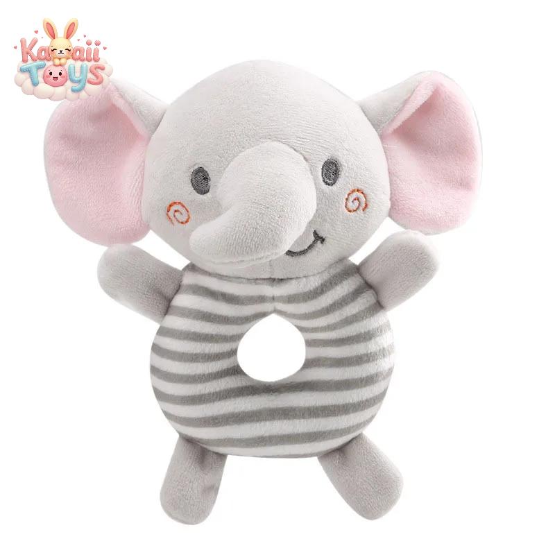 Soft Baby Rattle Toy – A Gentle Companion for Tiny Hands elephant LKCOMO No977 Store