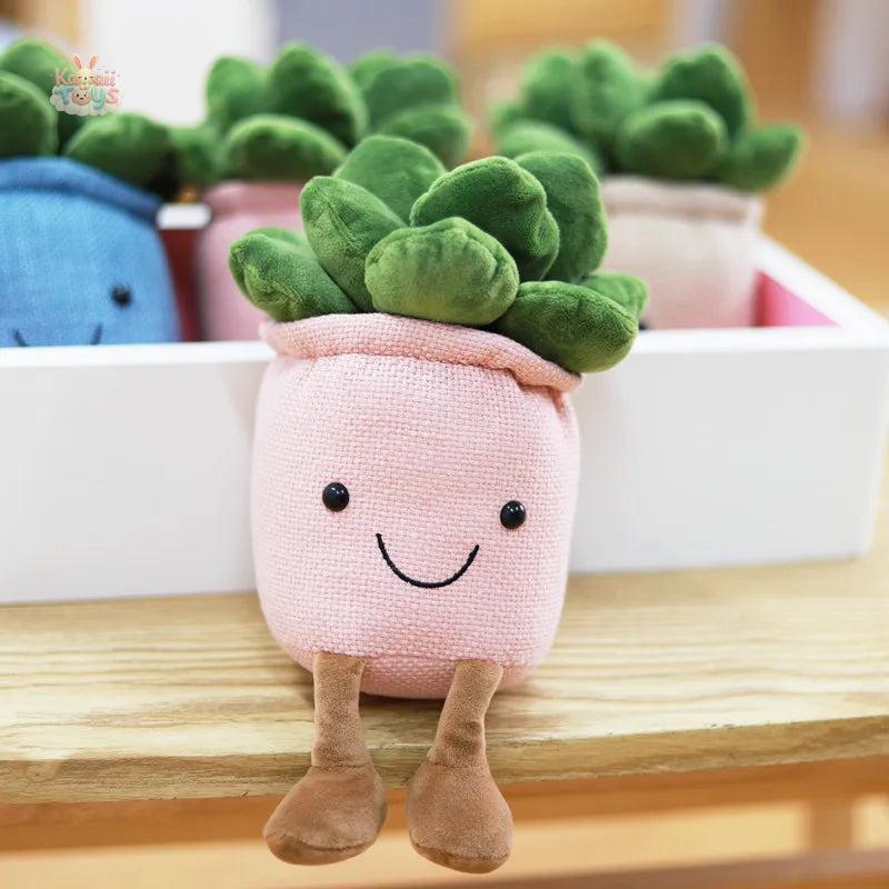 Lifelike Tulip Succulent Plants Plush – A Bloom That Lasts Forever! 23cm pink LKCOMO No977 Store