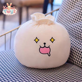 Steamed Bun Plush Pillow – Cute Funny Face Decor Doraemo n Store