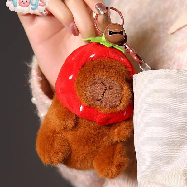 Capybara Plush Keychain – The Cutest Pocket-Sized Companion!