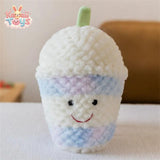 Cartoon Soft Cute Pear Peach Banana Strawberry Plush Toys White Ice cream LKCOMO No977 Store