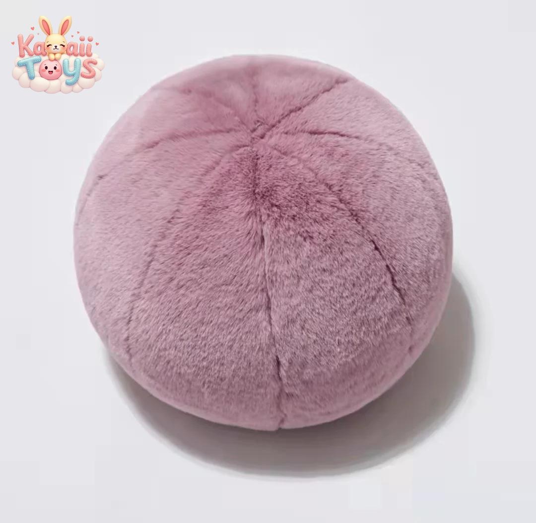 Nordic Plush Ball Pillow – Soft Cozy Home Decor 28cm purple Doraemo n Store