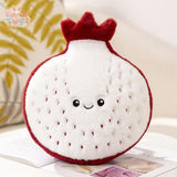 Cartoon Soft Cute Fruit Plush Toy – A Sweet & Snuggly Delight! 28cm Pomegranate Kawaii Toys