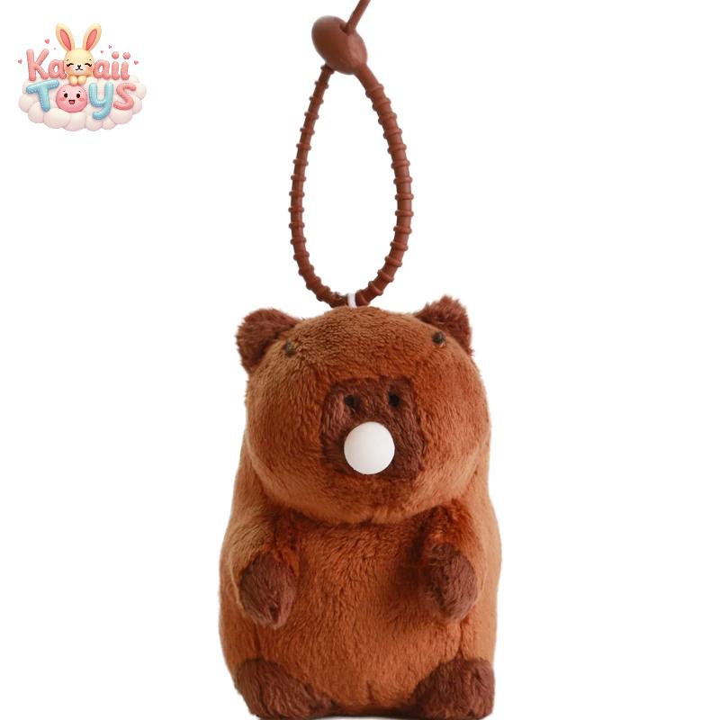 Capybara Plush Keychain – The Cutest Pocket-Sized Companion!