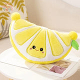 Cartoon Soft Cute Fruit Plush Toy – A Sweet & Snuggly Delight! 40cm Lemon Kawaii Toys