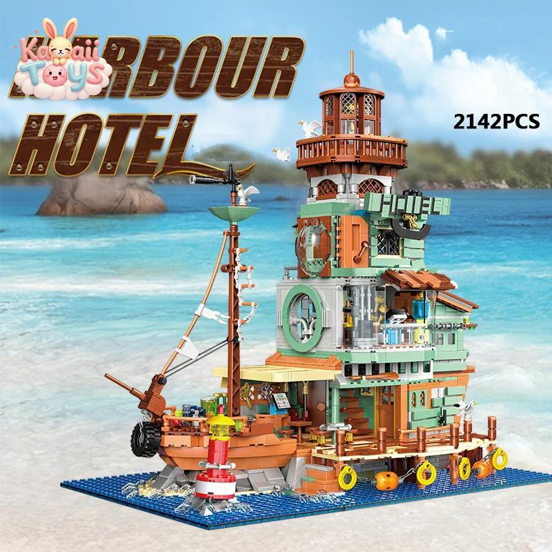 Fisherman Wharf Mini Block Set – Cabin, Restaurant & Figures