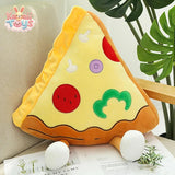 Kawaii Fast Food Throw Pillow – A Tasty Twist to Cuteness! Pizza PUNIDAMAN Qmore Store