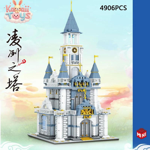 Mini Architecture Block Set – Tower, Temple & Church