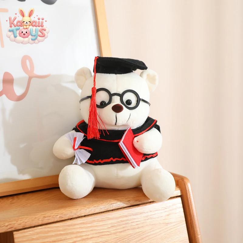 The Fluffy Dr. Bear Plush That Brings Warmth Smiles