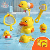 New Bath Toys – Cute Duck Faucet Shower & Water Game for Babies Kawaii Toys