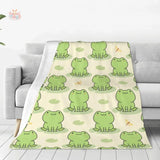 Cute Frog Throw Blanket – Cozy, Soft, and Perfect for Every Season! Kawaii Toys