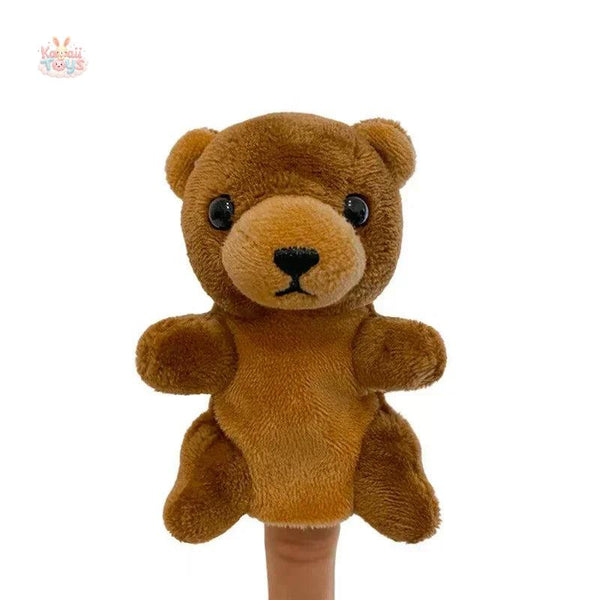 Animal Finger Puppet Set – Bring Stories to Life with Playful Friends Bear 9cm Kawaii Toys