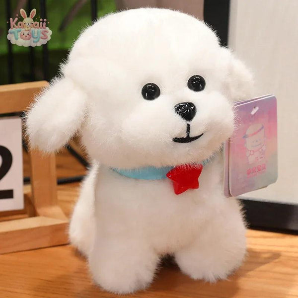 Creative Husky Dog Simulation Dog Plush Toys Handmade Realistic Toy Plush Bichon Kawaii Toys