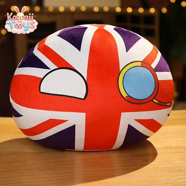 Country Ball Toys Plush USA FRANCE RUSSIA UK JAPAN GERMANY ITALY Decor Britain 10cm Kawaii Toys