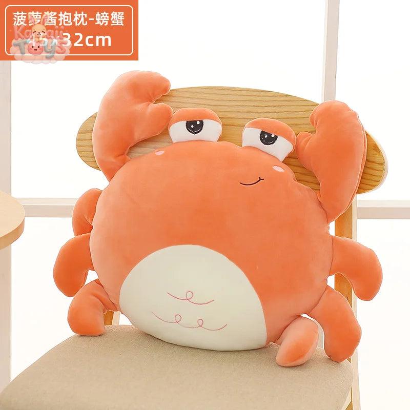 Kawaii Cute Crab Plush Toy Stuffed Animal Soft Pillow Kawaii Toys