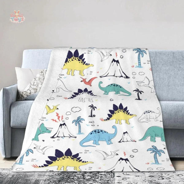 Dinosaur Blanket for Kids – Cozy, Warm, and Full of Adventure! D Kawaii Toys