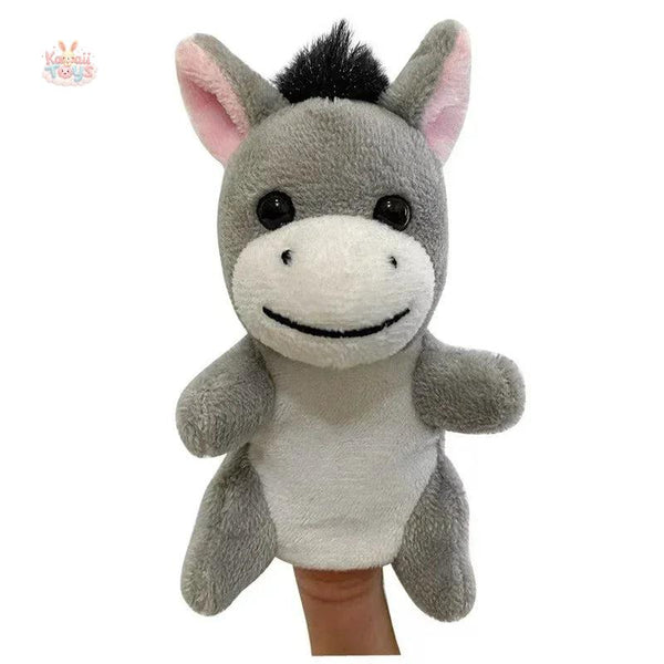 Animal Finger Puppet Set – Bring Stories to Life with Playful Friends Donkey 9cm Kawaii Toys