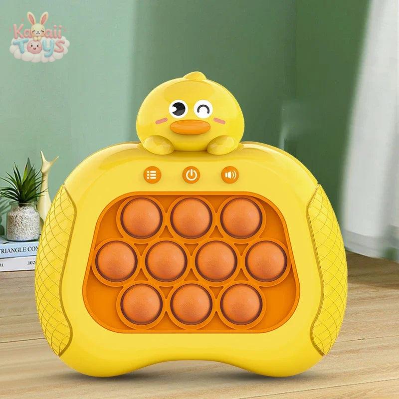 2024 Upgrade Push Bubble Game Machine – Electronic Push Bubble Game Duck Kawaii Toys