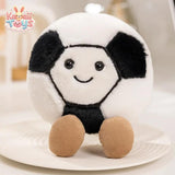 Basketball and Football Stuffed Pillow – A Cozy Hug for Every Sports Lover Football 10cm Kawaii Toys