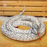 Simulation Corn Snake Plush Toy – A Slithering Companion Like No Other GRAY Kawaii Toys