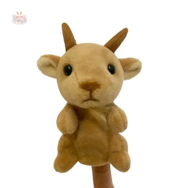 Animal Finger Puppet Set – Bring Stories to Life with Playful Friends Goat 9cm Kawaii Toys