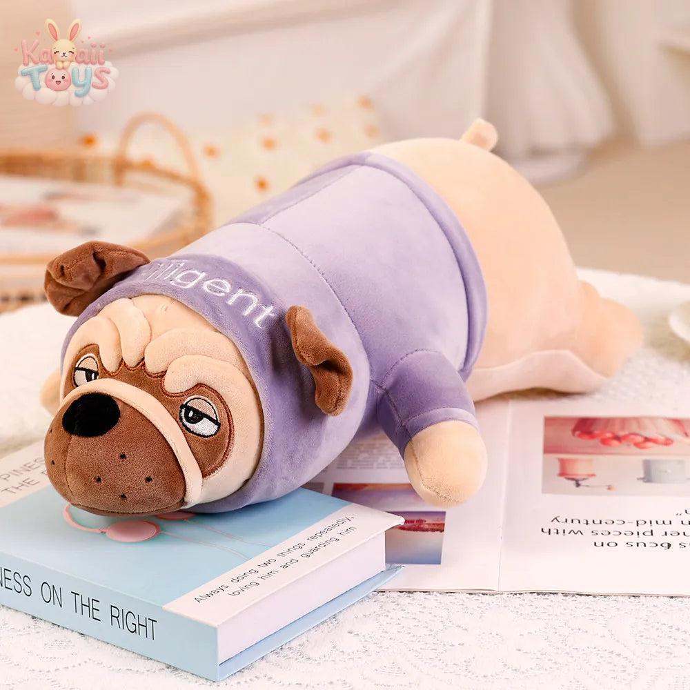 Big Size Cute Animal Kawaii Bulldog Plush Toy Sleeping Pillow Kawaii Toys