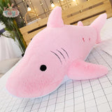 Giant Fuzzy Shark Plush – Your Ultimate Snuggle Buddy Kawaii Toys