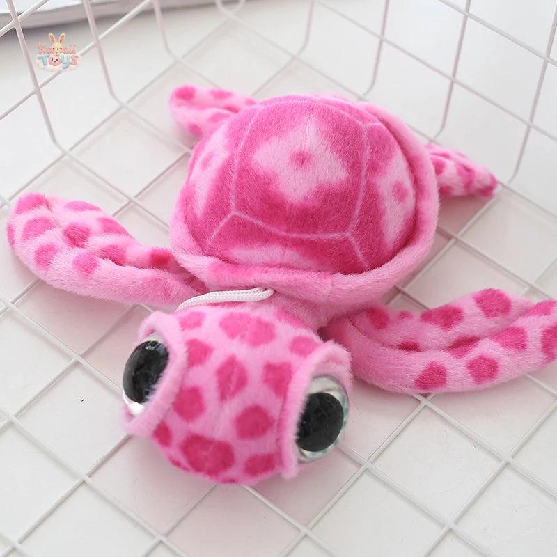 Cute Simulation Tortoise Plush Toy – A Tiny Companion Full of Love Pink 15cm Kawaii Toys