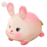 Lovely Pink Strawberry Rabbit Plush Toy Soft Cartoon Bunny Animal Kawaii Toys