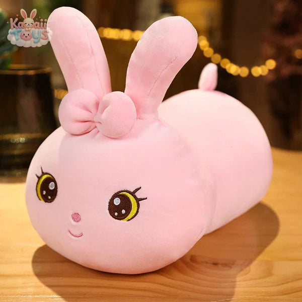 Cartoon Rabbit Pillow Plush Toy Kawaii Stuffed Soft Sleeping Cushion Pink Kawaii Toys