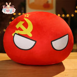 Country Ball Toys Plush USA FRANCE RUSSIA UK JAPAN GERMANY ITALY Decor Soviet Union 10cm Kawaii Toys