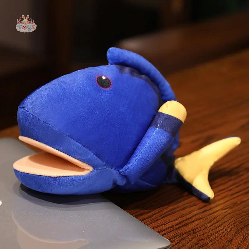 Crocodile Shark Killer Whale Plush Hand Puppets Fish Penguin Octopus Tropical Fish 25-30cm Kawaii Toys