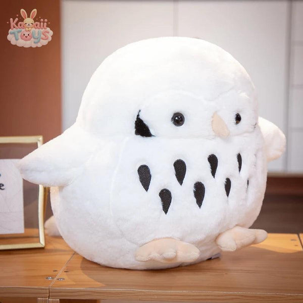 Soft Owl Pillow – A Cozy Hug in Plush Form WHITE Kawaii Toys