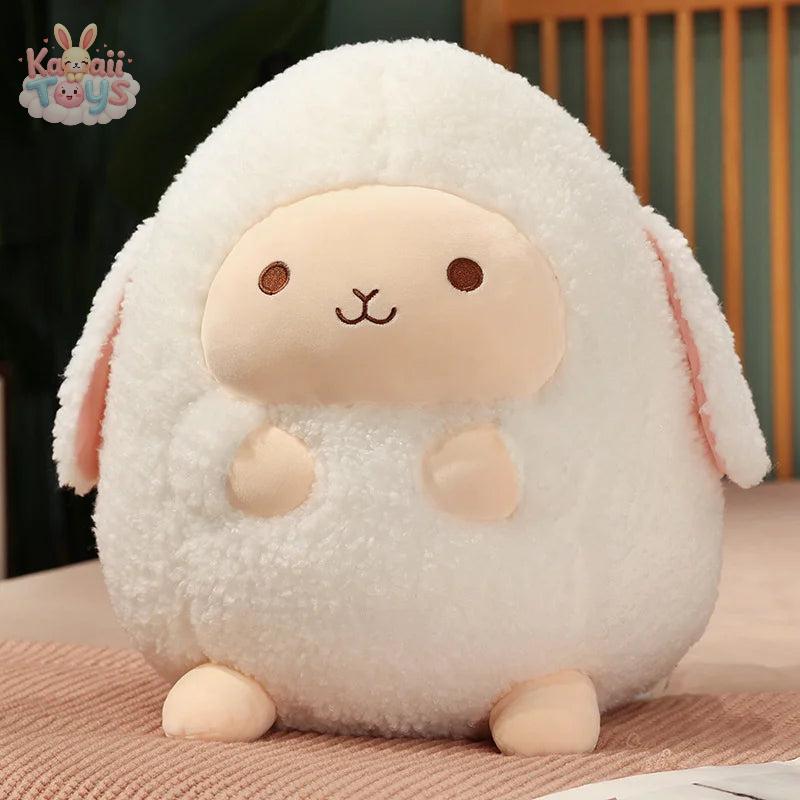 Stuffed Animal Pillow Cartoon Round Ball Sheep Plush Toy Lovely Birthyday Gift Kawaii Toys