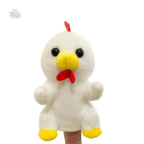 Animal Finger Puppet Set – Bring Stories to Life with Playful Friends White Chicken 9cm Kawaii Toys