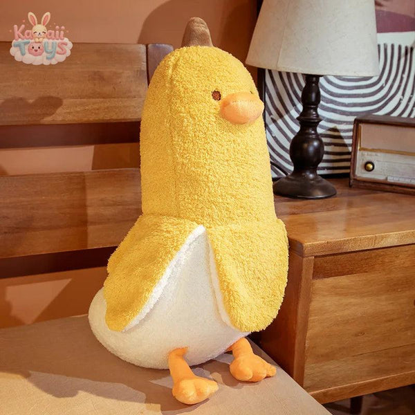 Creative Banana Duck Plush Toy – Your Adorable Cuddle Companion Yellow Kawaii Toys