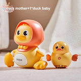 Cute Baby Learns to Crawl – Electric Swinging Duck with Music & Lights Yellow Kawaii Toys