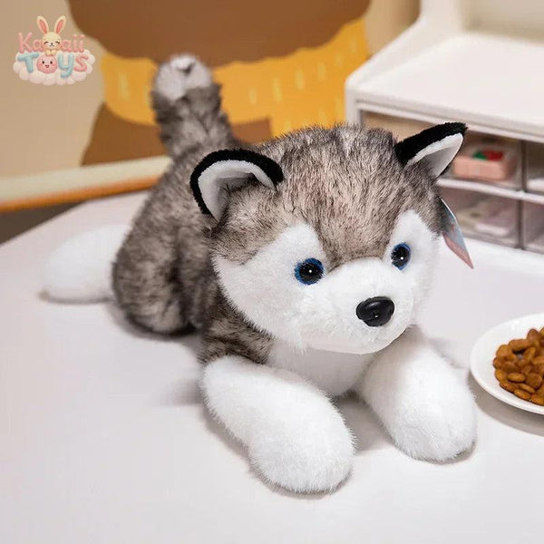 Kawaii Puppy Stuffed Toy Cute Simulation Husky Dog Plush Toys Stuffed Plush Kawaii Toys