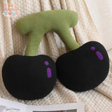 Cute Cherry Plush – A Soft and Adorable Hug Buddy! black 45x35cm Kawaii Toys